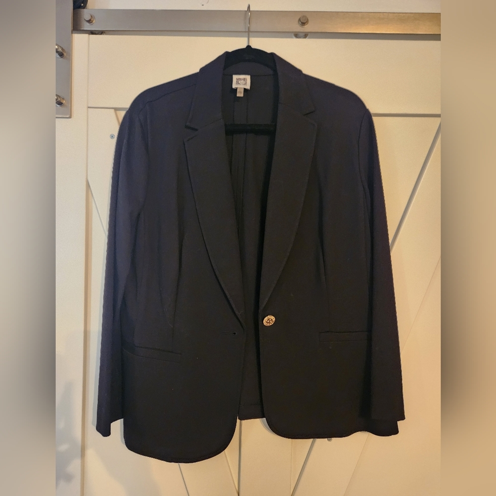 Anne Klein Black Blazer L